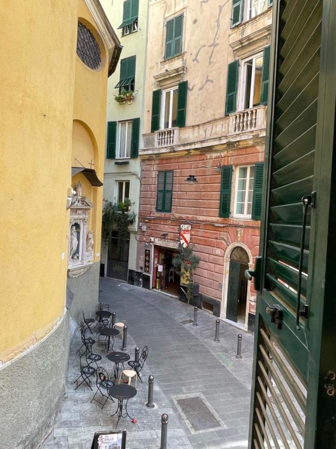 Travi E Grigio Studio Maddalena - Genovainrelax Lägenhet Exteriör bild